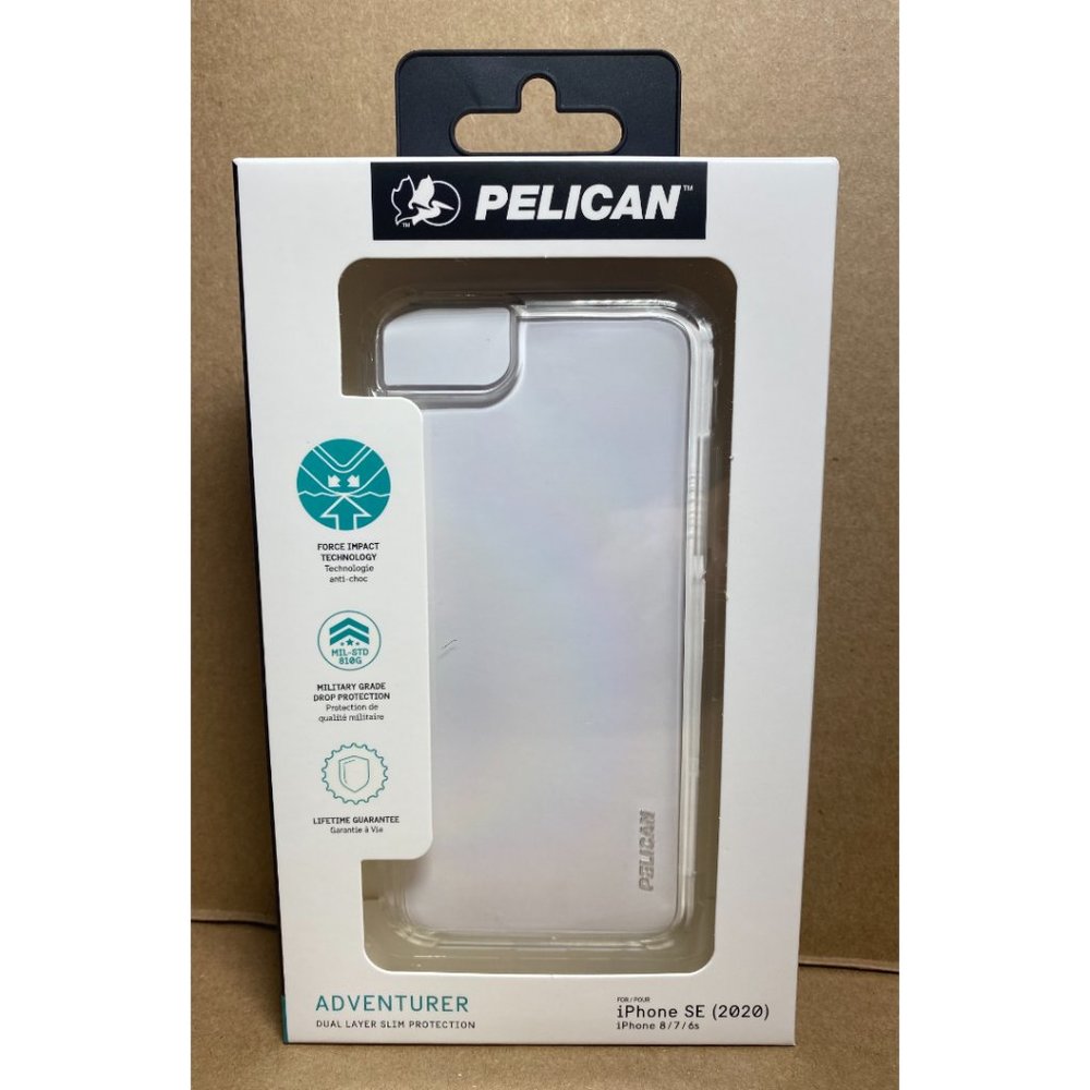 iPhone SE 2020 Case Clear Pelican Adventurer Compatible with iPhone‎ SE 2022